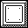 32x32 bevel square button (BW) with plate